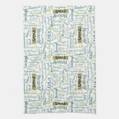 Spreek Alaskan! White Kitchen Towel Theedoek (Verticaal)