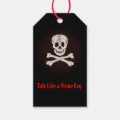 Spreek als een Pirate Day Cadeaulabel (Voorkant)