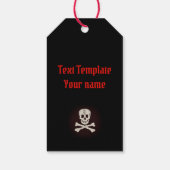 Spreek als een Pirate Day Cadeaulabel (Achterkant)