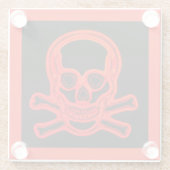 Spreek als een Pirate Day Glazen Onderzetter (Achterkant)