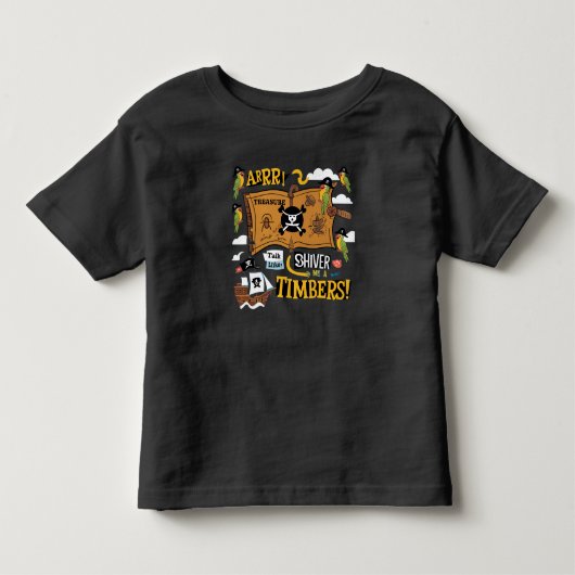 Spreek als een Pirate Day Kinder Shirts (Voorkant)