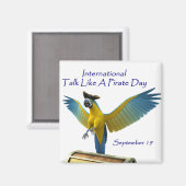 Spreek als een Pirate Day Magneet (Voorkant / Achterkant)