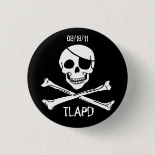 Spreek als een Pirate Day Round Button