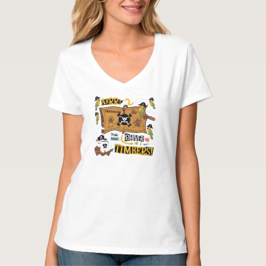 Spreek als een Pirate Day T-shirt (Voorkant)
