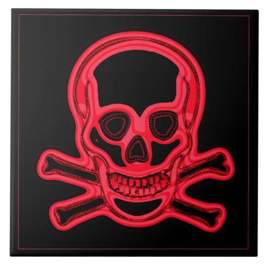 Spreek als een Pirate Day Tegeltje (Voorkant)