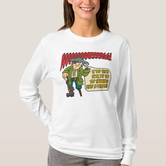 Spreek als een Pirate Shirt 3 (Voorkant)