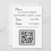 Spreek als een uitnodiging van een Pirate Party (Achterkant)