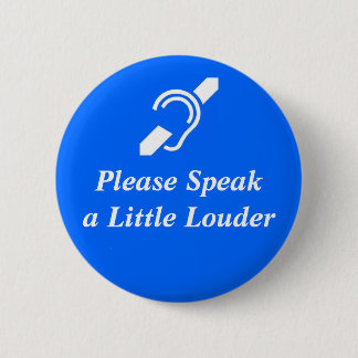 Spreek alstublieft een kleine luidspreker ronde button 5,7 cm