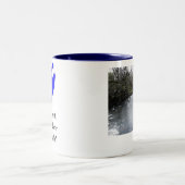 Spreek alstublieft wat langzamer en duidelijk! tweekleurige koffiemok (Center)