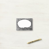 Spreek Bubble Persoonlijke naam Post-it® Notes (Op bureau)