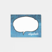 Spreek Bubble Persoonlijke naam Post-it® Notes (Voorkant)