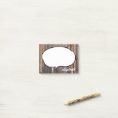 Spreek Bubble Persoonlijke naam Post-it® Notes (Op bureau)