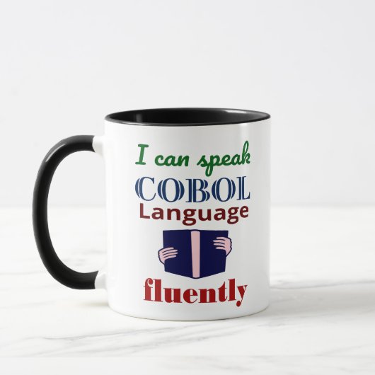 Spreek Cobol vloeiend Mok (Links)