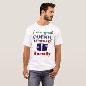 Spreek Cobol vloeiend T-shirt (Voorkant volledig)
