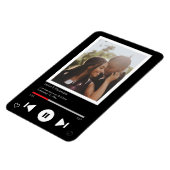 Spreek De Datum Muziekspeler Eerste Dans Foto Magneet (Linkerzijde)