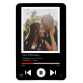 Spreek De Datum Muziekspeler Eerste Dans Foto Magneet (Verticaal)