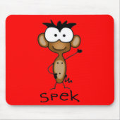 Spreek de Monkey Mousepad Muismat (Voorkant)