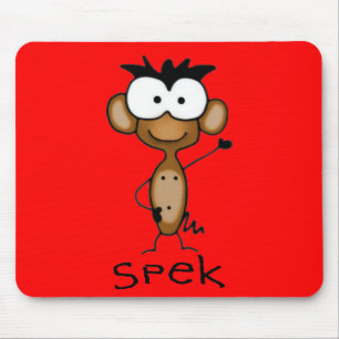 Spreek de Monkey Mousepad Muismat
