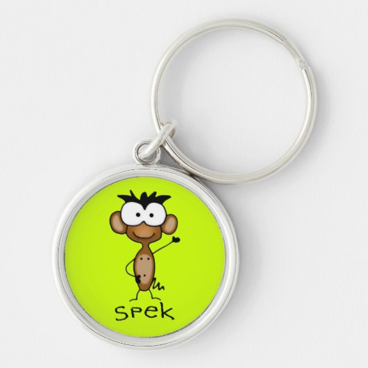 Spreek de Monkey Sleutelhanger (Voorkant)