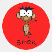 Spreek de Monkey Stickers (Voorkant)