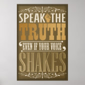 Spreek de waarheid poster (Voorkant)