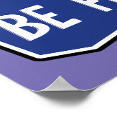 Spreek de waarheid Wees onbevreesd Poster (Hoek)