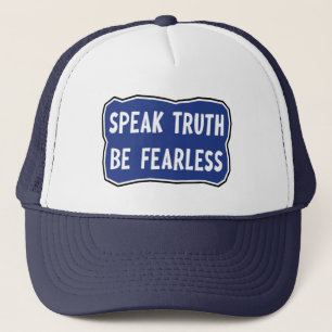 Spreek de waarheid Wees onbevreesd Trucker Pet