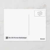 Spreek elkaar niet kwaad briefkaart (Achterkant)