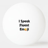 Spreek Fluent Emoji Pingpongbal (Achterkant)