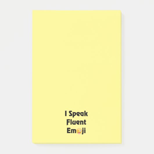 Spreek Fluent Emoji Post-it® Notes (Voorkant)