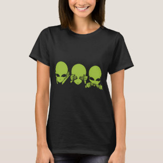 Spreek geen kwaad, zie geen kwaad, hoor geen kwaad t-shirt