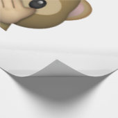 Spreek geen zwarte aap - Emoji Cadeaupapier (Hoek)