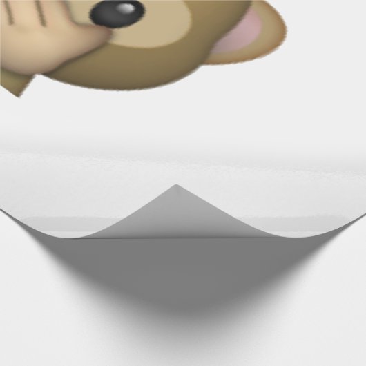 Spreek geen zwarte aap - Emoji Cadeaupapier (Hoek)