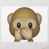 Spreek geen zwarte aap - Emoji Flyer (Voorkant)