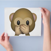 Spreek geen zwarte aap - Emoji Flyer (Hand)