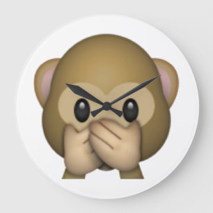Spreek geen zwarte aap - Emoji Grote Klok