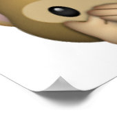 Spreek geen zwarte aap - Emoji Poster (Hoek)