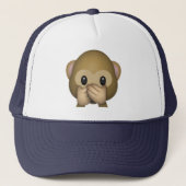 Spreek geen zwarte aap - Emoji Trucker Pet (Voorkant)