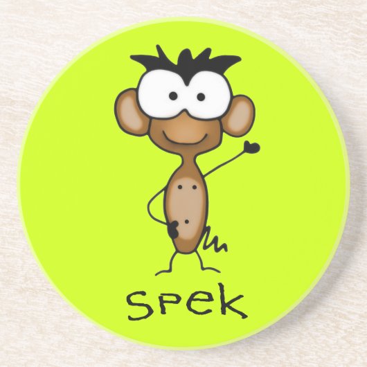 Spreek het Monkey Onderzetter (Voorkant)