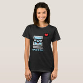 Spreek in Code Nerd Geek Informatica Hart SMI T-shirt (Voorkant volledig)