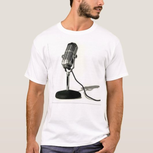 Spreek in de microfoon t-shirt (Voorkant)