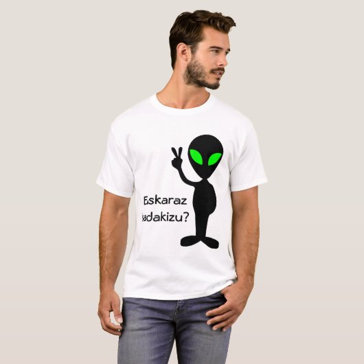 Spreek je Baskisch? T-shirt (Voorkant volledig)