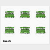 Spreek je Blarney Sticker? Ronde Sticker (Vel)