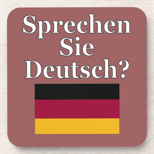 Spreek je Duits? Markering Bier Onderzetter (Voorkant)