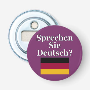 Spreek je Duits? Markering Button Flesopener