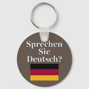 Spreek je Duits? Markering Sleutelhanger