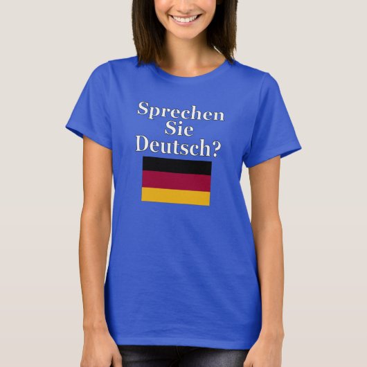 Spreek je Duits? Markering T-shirt (Voorkant)