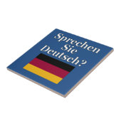 Spreek je Duits? Markering Tegeltje (Zijkant)