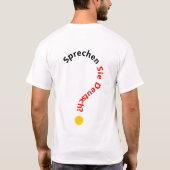 Spreek je Duits? T-shirt (Achterkant)