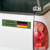 Spreek je Duits? Vlag bf Bumpersticker (Op Truck)